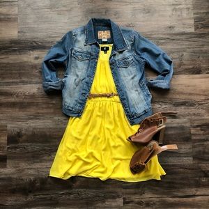 Fun Yellow IZ Byer Sundress